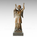 Mythologie Statue Hope / Wish Bronze Mythe Sculpture TPE-362